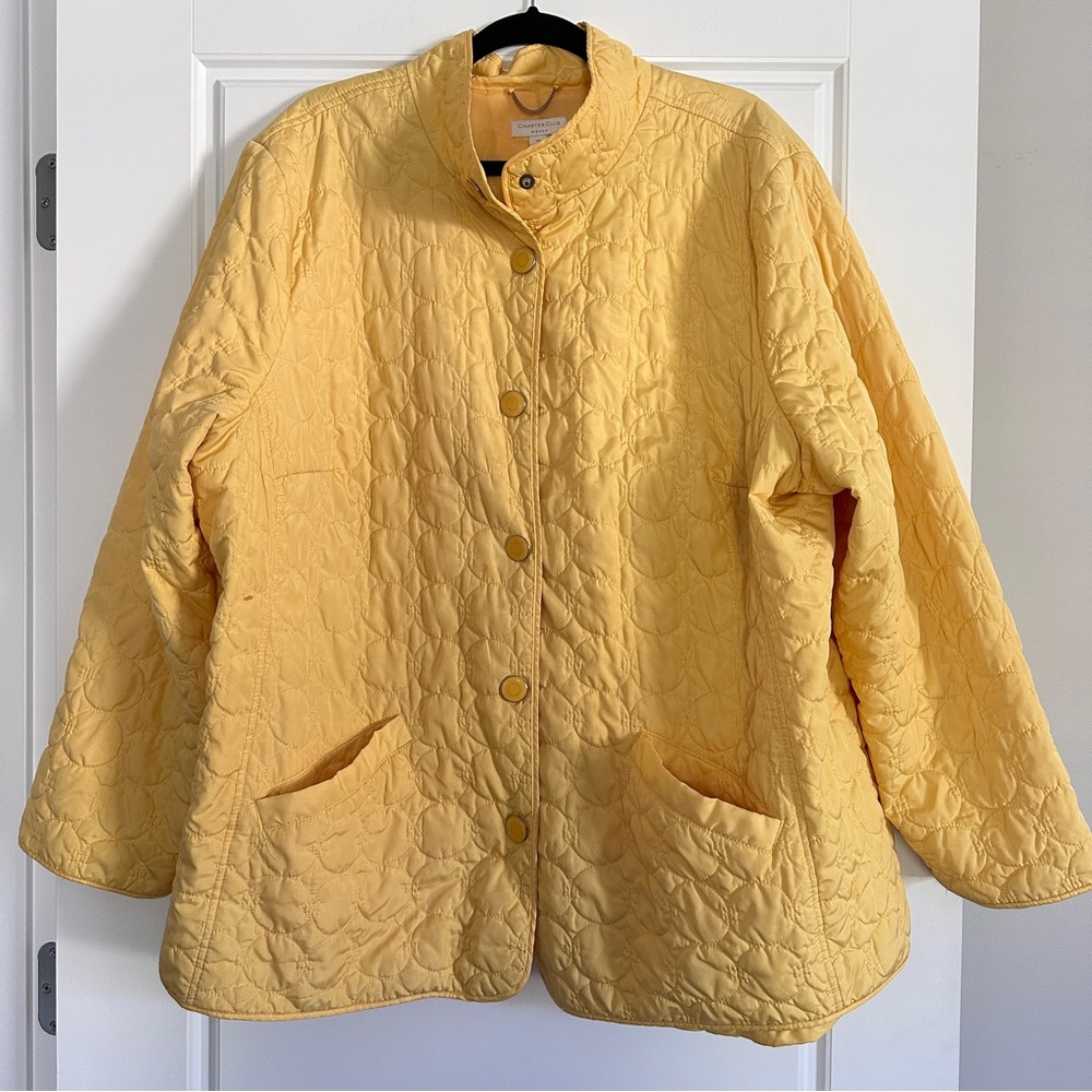 Charter club yellow jacket
